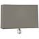 Curtis 9" High Carter Gray with Ink Blue Lining Wall Sconce