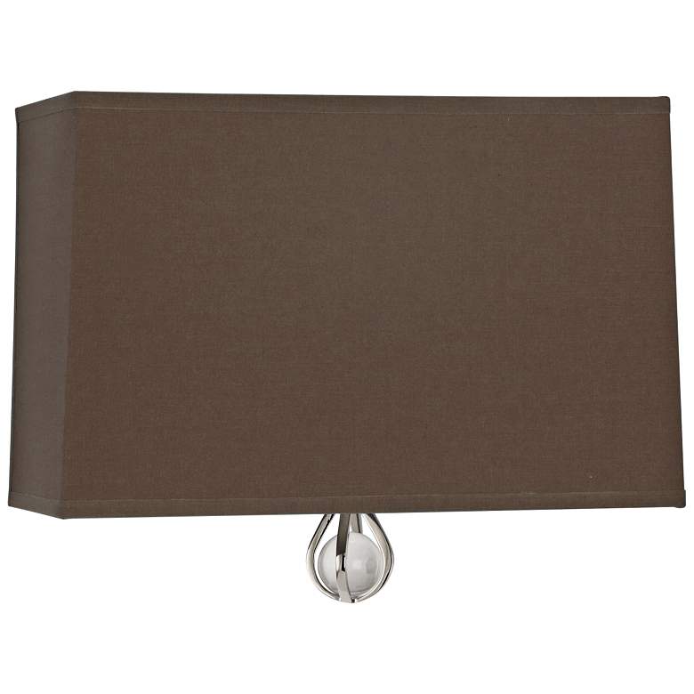 Image 1 Curtis 9"H Revolutionary Storm w/ Parrot Green Lining Sconce