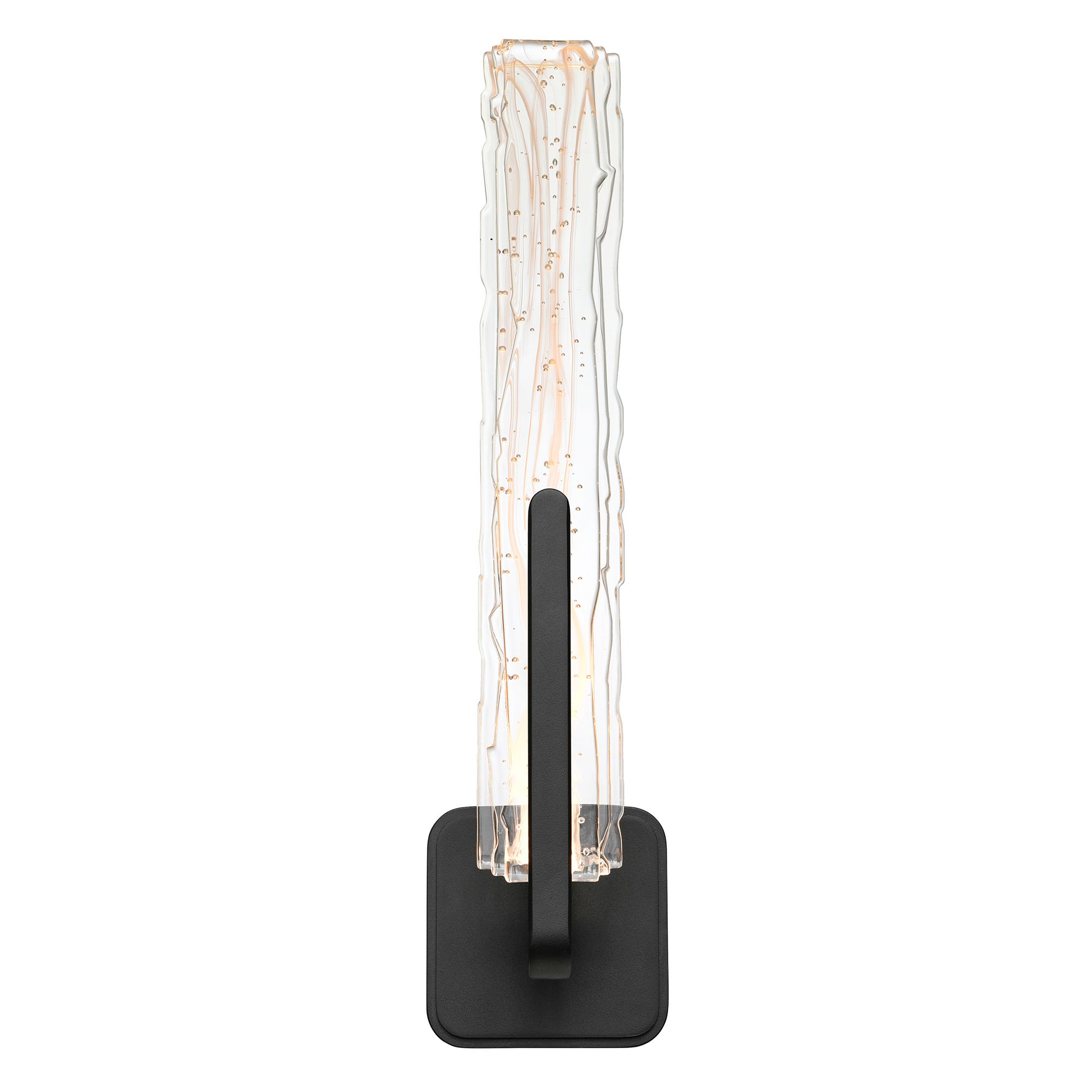 Image 2 Curva Integrated LED 19in Sand Black Indoor-Outdoor Wall Light more views