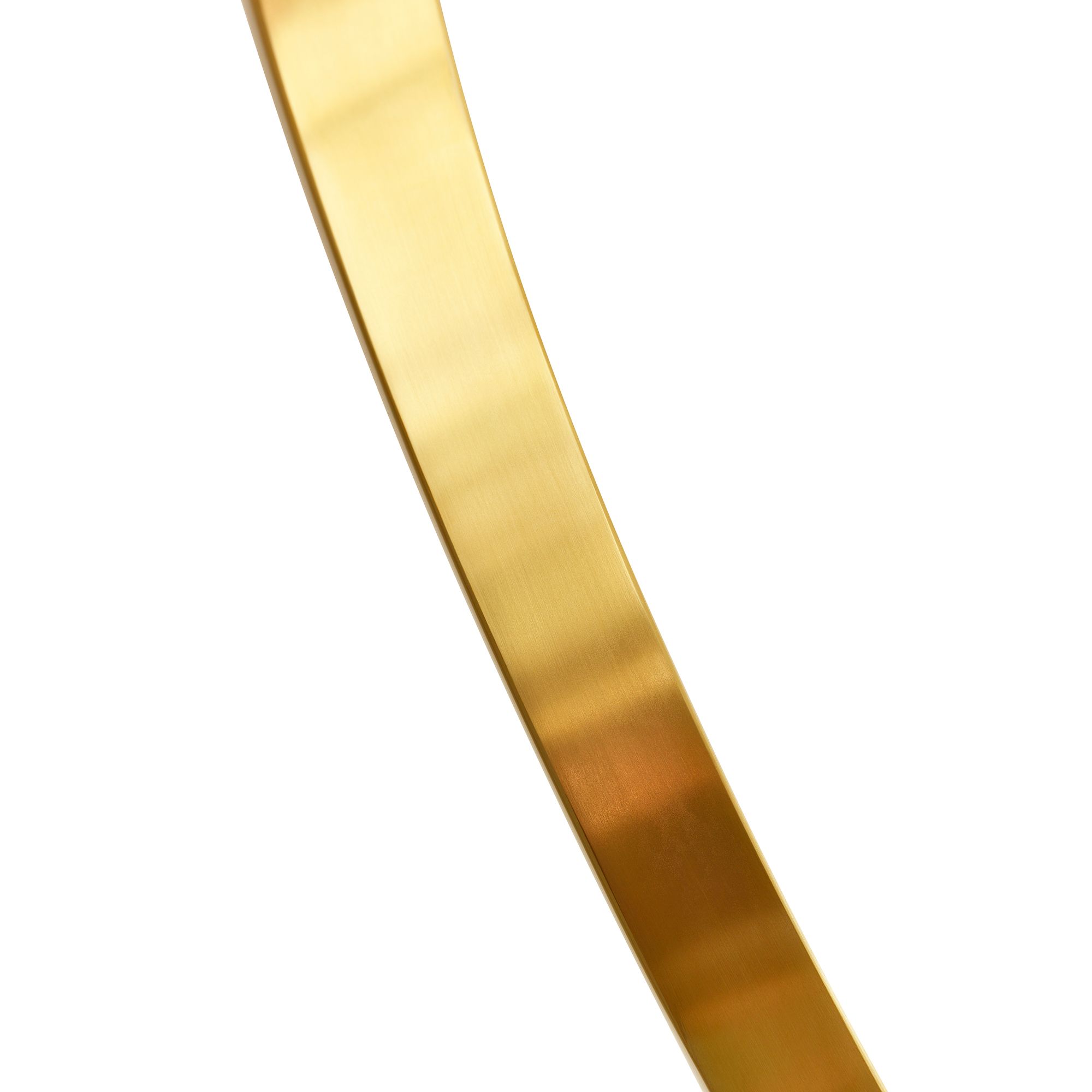 Image 7 Curva Integrated LED 22in Brass Chandelier with Handcrafted Glass more views