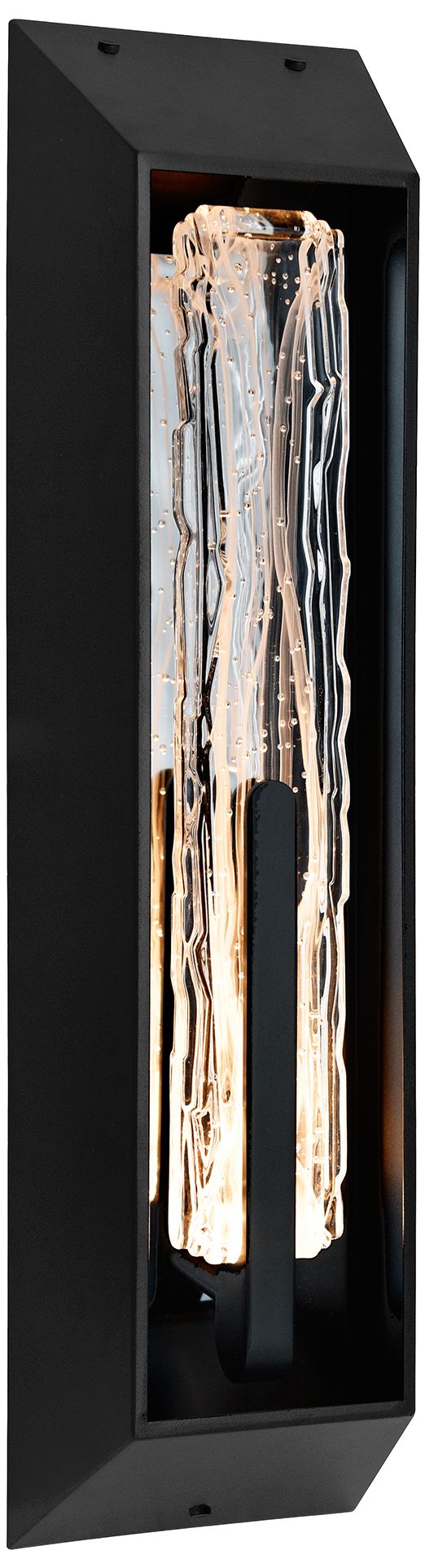 Curva Integrated LED 24in Sand Black Outdoor Wall Light