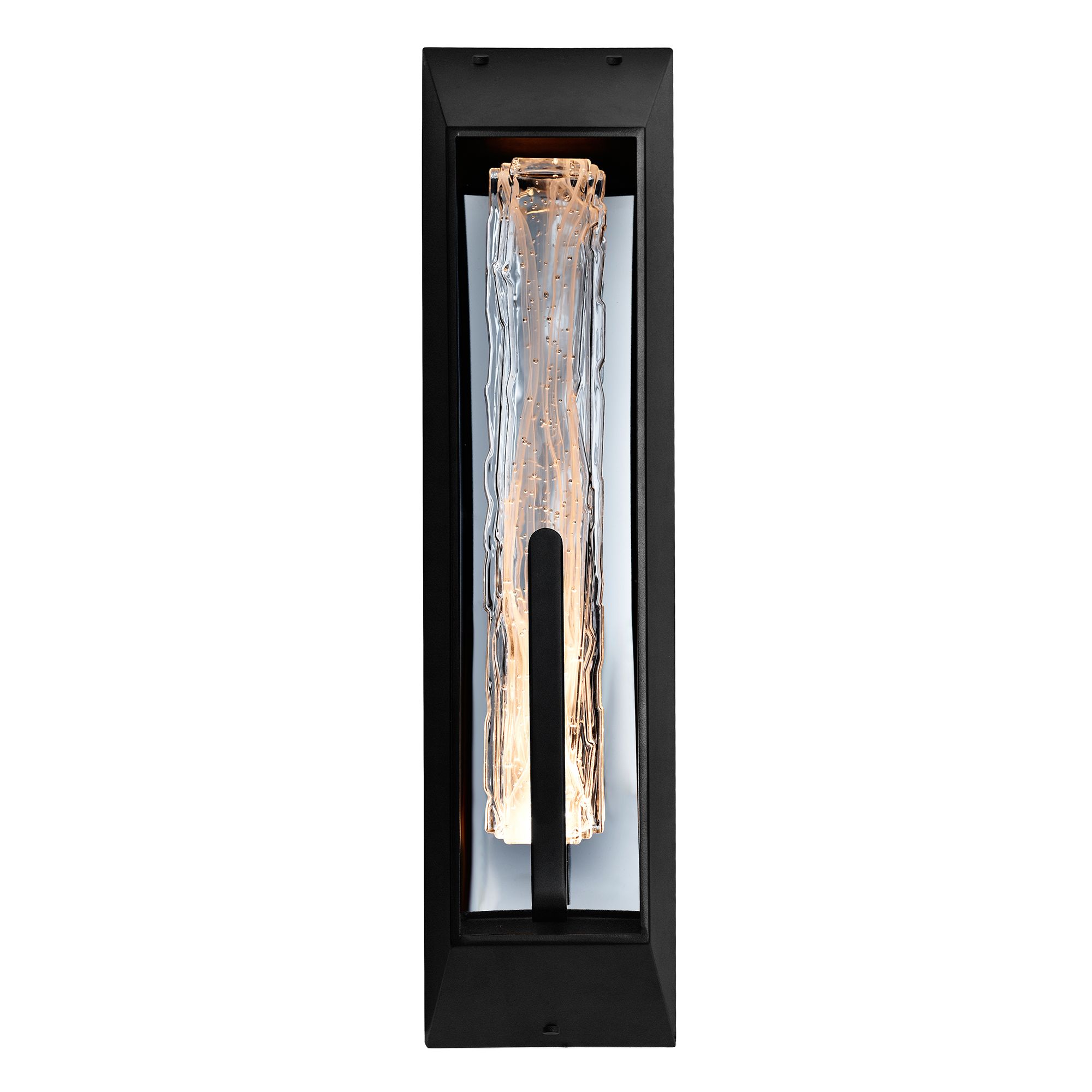 Image 2 Curva Integrated LED 24in Sand Black Outdoor Wall Light more views