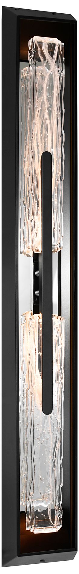 Curva Integrated LED 44in Sand Black Outdoor Wall Light