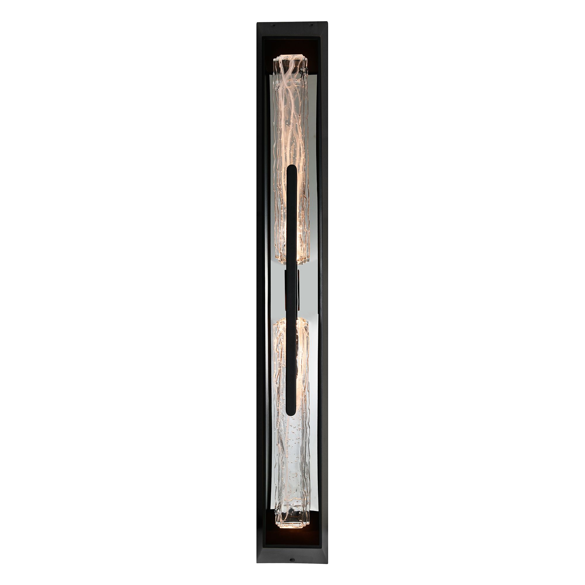 Image 2 Curva Integrated LED 44in Sand Black Outdoor Wall Light more views