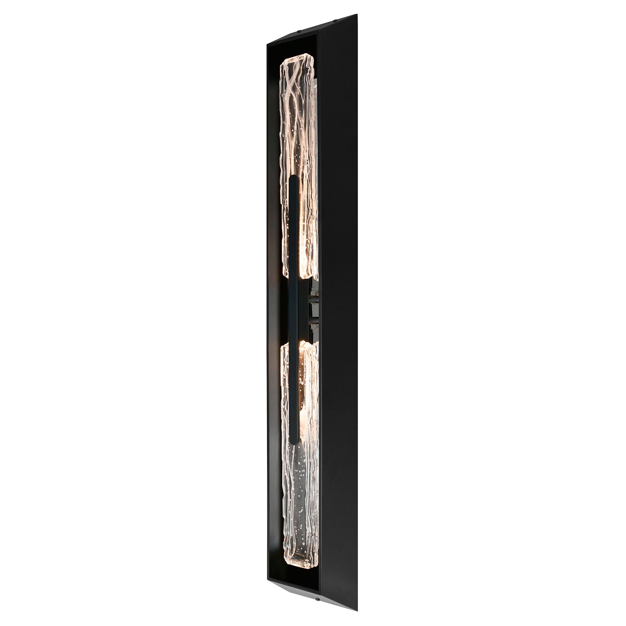 Image 4 Curva Integrated LED 44in Sand Black Outdoor Wall Light more views