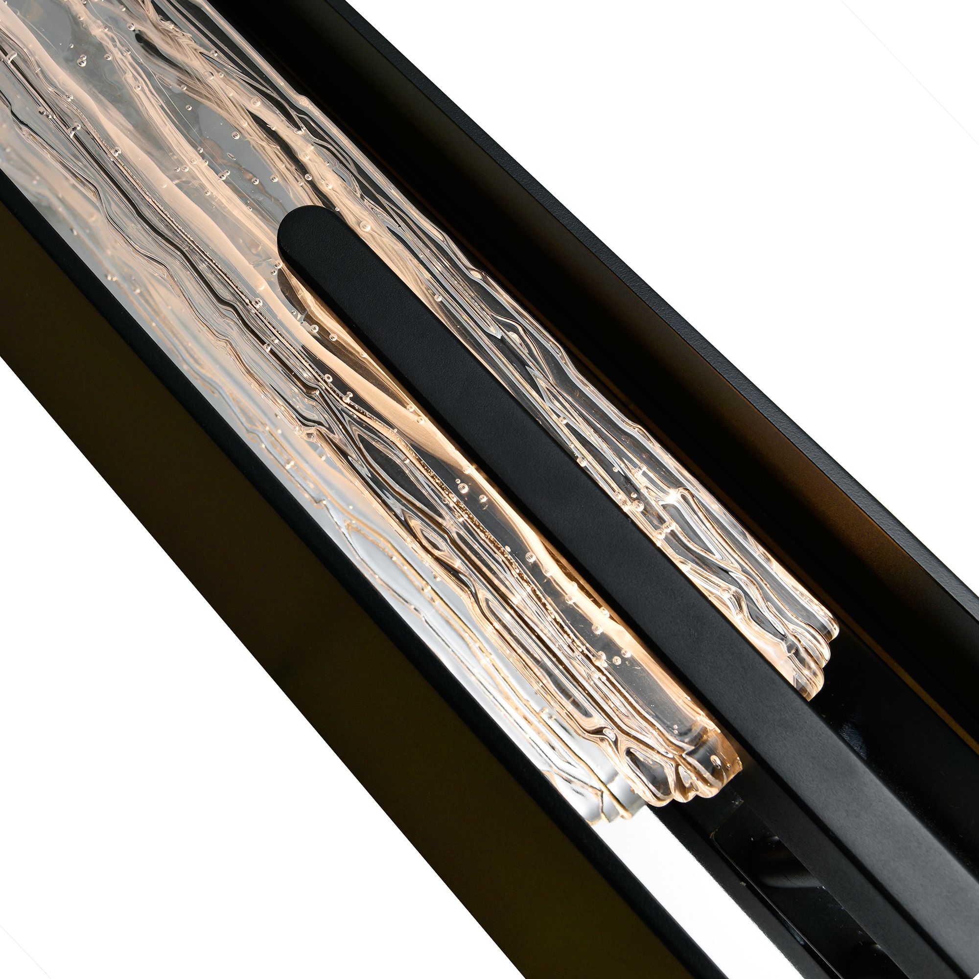 Image 7 Curva Integrated LED 44in Sand Black Outdoor Wall Light more views