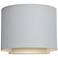 Curve 5" White LED Outdoor Wall Sconce