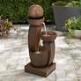 Thumbnail1 of Curved Columns 31" High LED Light Modern Fountain