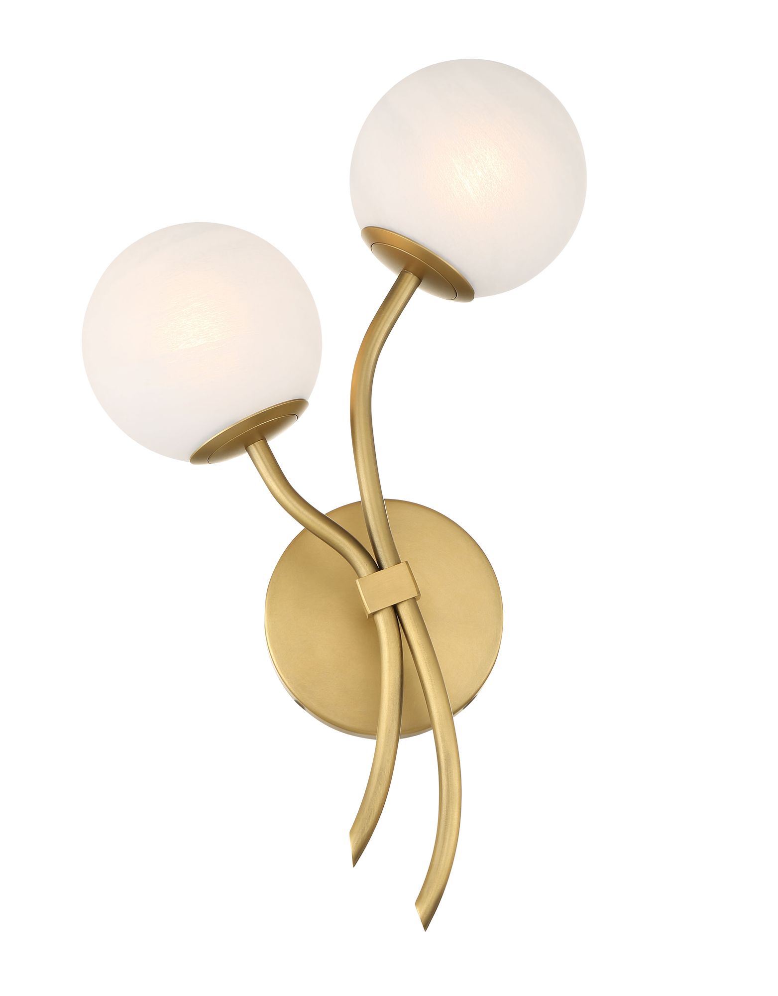 Thumbnail4 of Curven 18" High Legacy Brass 2-Light Wall Sconce more views