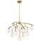 Curven 42" Wide Legacy Brass 13-Light Chandelier