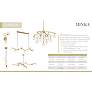 4_Curven 42" Wide Legacy Brass 13-Light Chandelier more views