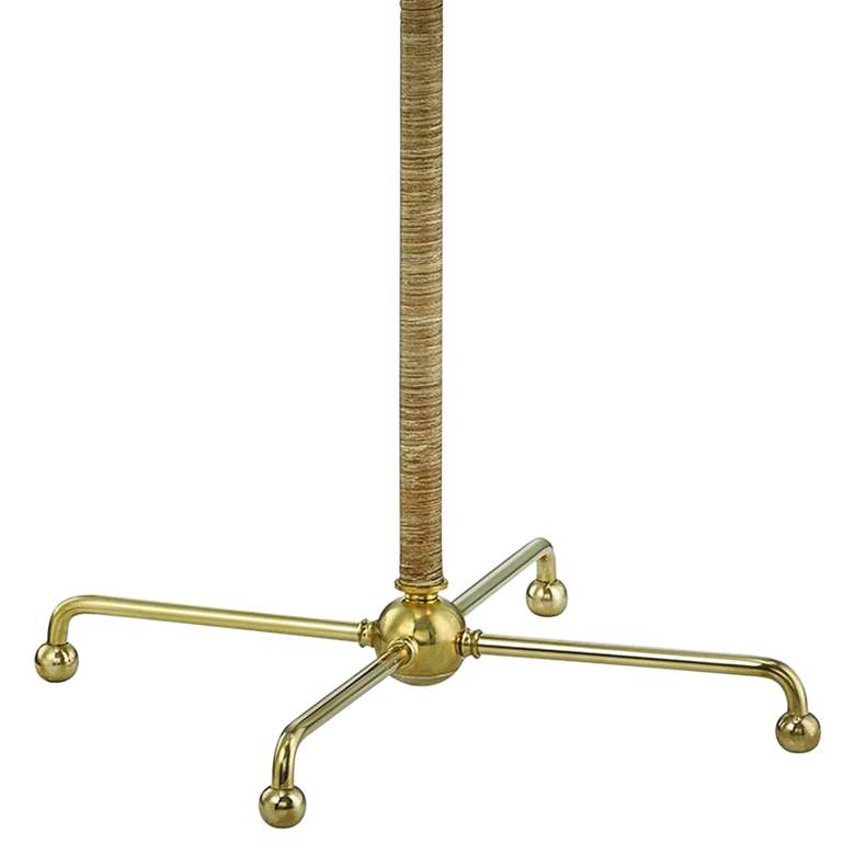 Image 4 Curves No.1 Aged Brass Adjustable Floor Lamp more views