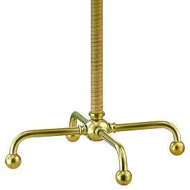 Image3 of Curves No.1 Aged Brass Adjustable Table Lamp more views