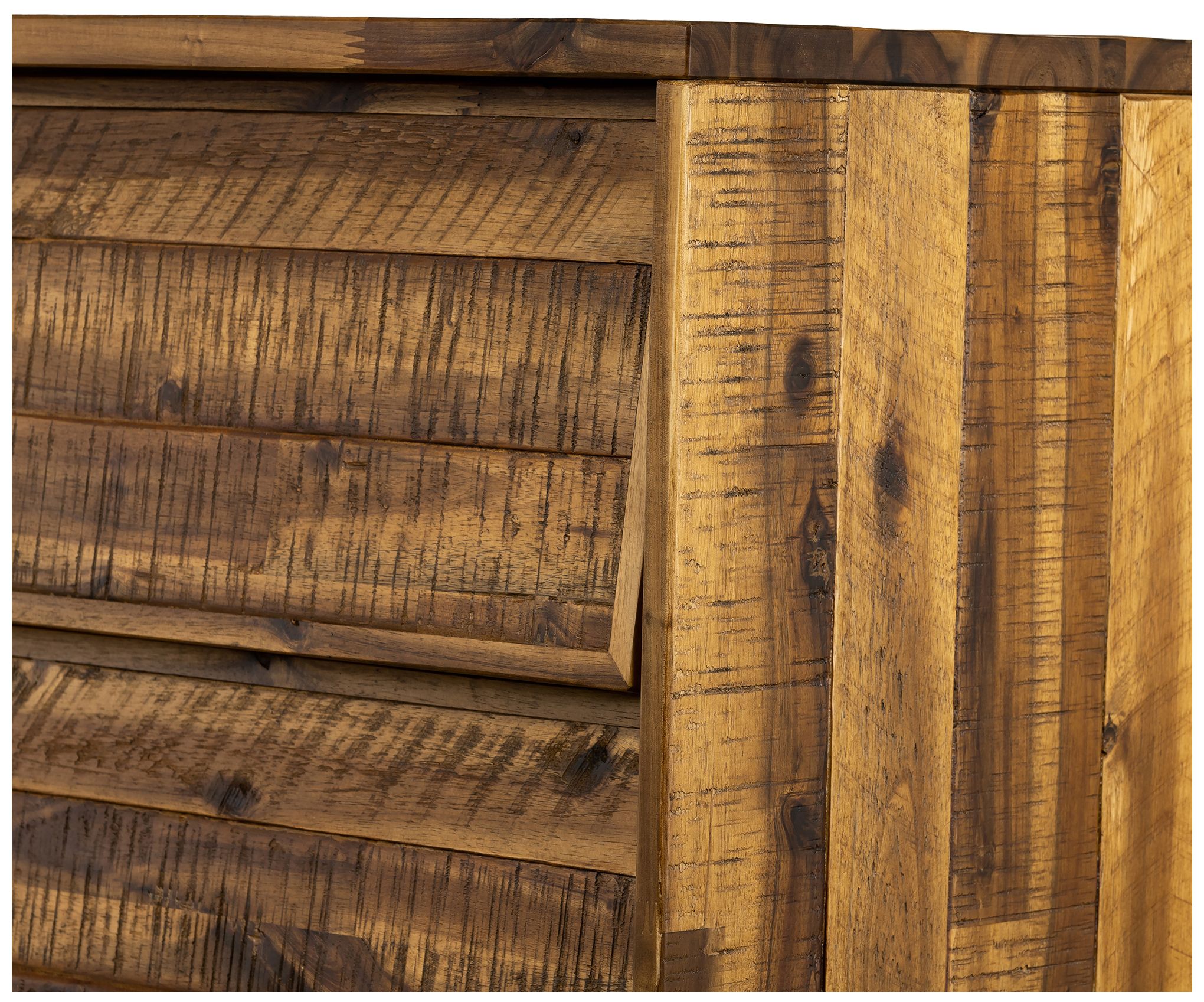 Cusco Dresser with 6 Drawers in Rustic Acacia Wood