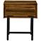Cusco Nightstand with 1 Drawer in Rustic Acacia Wood