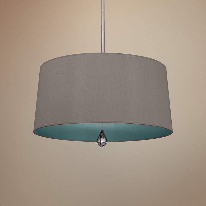 Image 1 Custis Collection 25 1/2" Wide Carter Gray Pendant
