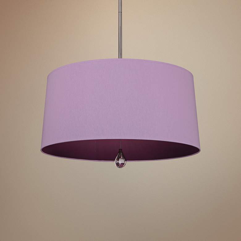Image 1 Custis Collection 25 1/2" Wide Ludwell Lilac Pendant
