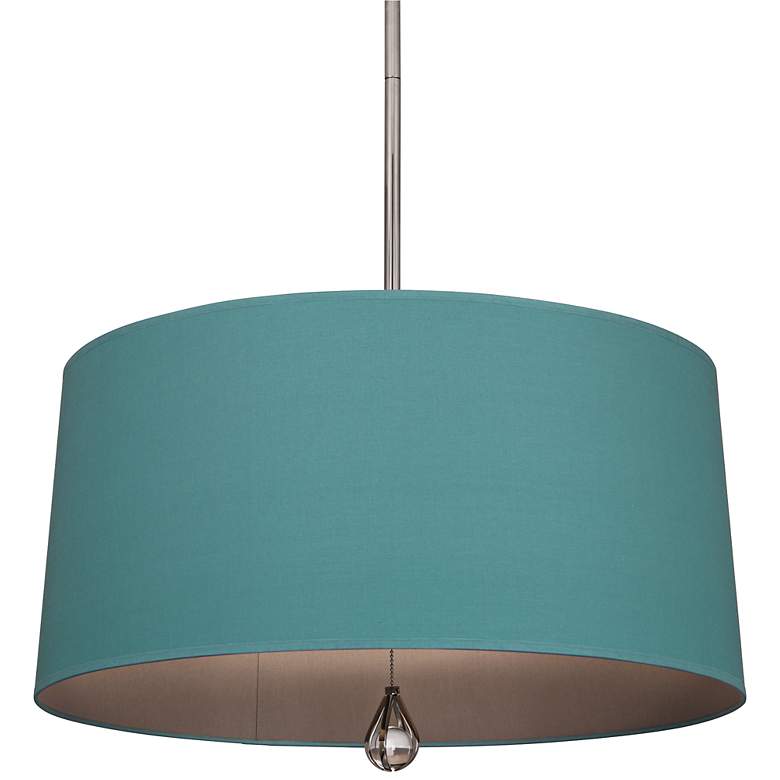 Image 2 Custis Collection 25 1/2" Wide Mayo Teal Pendant