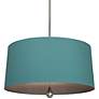 Custis Collection 25 1/2" Wide Mayo Teal Pendant