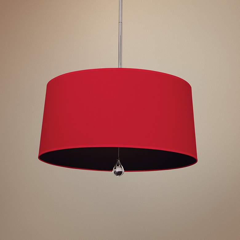Image 1 Custis Collection 25 1/2" Wide Richmond Red Pendant