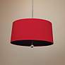 Custis Collection 25 1/2" Wide Richmond Red Pendant