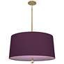 Custis Collection 25 1/2"W Grape and Ludwell Lilac Pendant