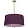 Custis Collection 25 1/2"W Grape and Ludwell Lilac Pendant