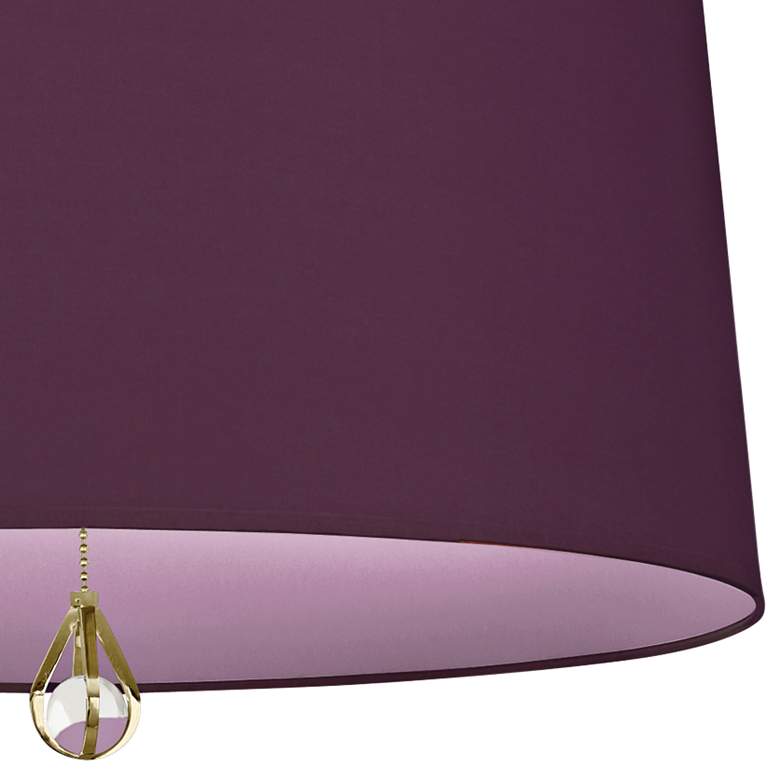Image 4 Custis Collection 25 1/2"W Grape and Ludwell Lilac Pendant more views