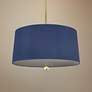 Custis Collection 25 1/2"W Ink Blue and Carter Gray Pendant