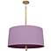 Custis Collection 25 1/2"W Ludwell Lilac and Grape Pendant