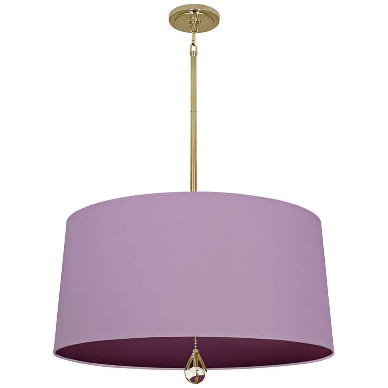 Image 2 Custis Collection 25 1/2"W Ludwell Lilac and Grape Pendant