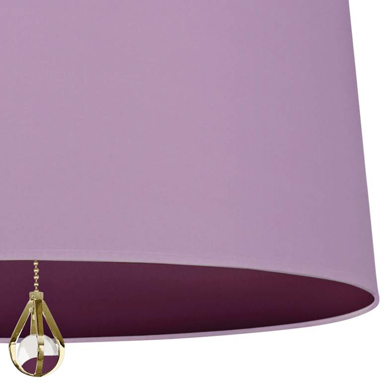 Image 4 Custis Collection 25 1/2"W Ludwell Lilac and Grape Pendant more views