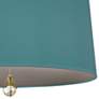 Custis Collection 25 1/2"W Mayo Teal and Carter Gray Pendant