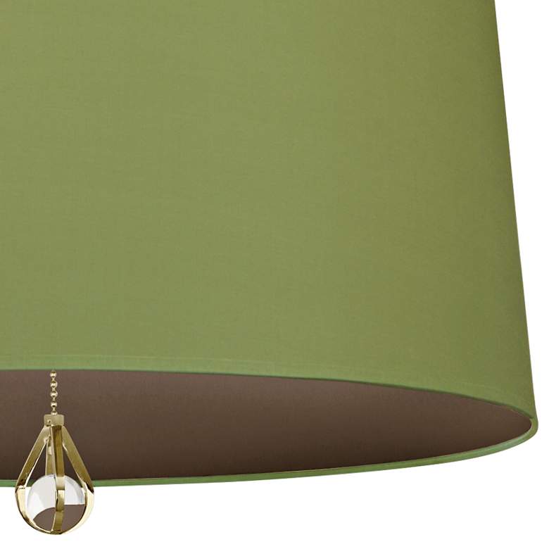 Image 4 Custis Collection 25 1/2"W Parrot Green and Storm Pendant more views