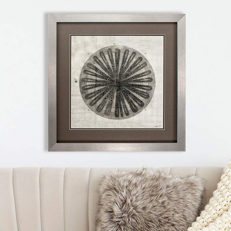 Image 1 Custom Cross Cut III 28" Square Abstract Wall Art