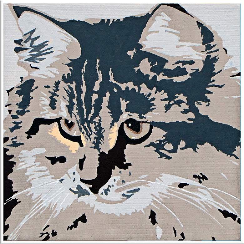 Image 1 Cute Pet VII 16 inch Square Framed Giclee Wall Art
