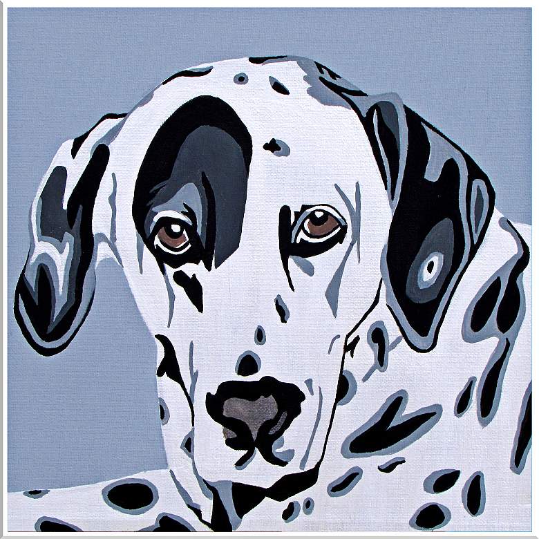Image 1 Cute Pet VIII 16 inch Square Framed Giclee Wall Art