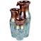 Cutie Mediterranean Jar 11 1/2" High Ceramic Tabletop Fountain