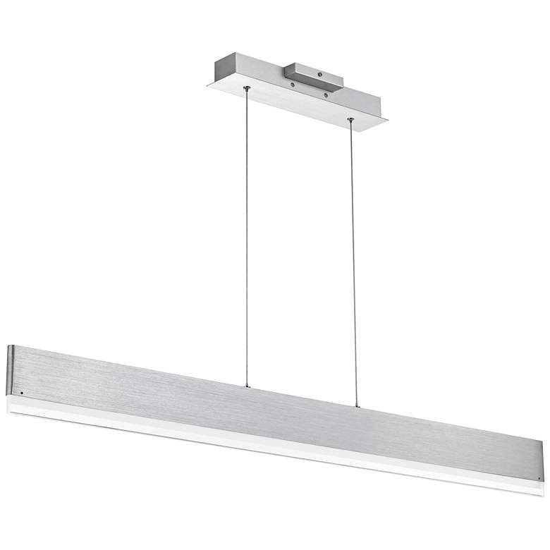 Image 2 Cutlas 47 3/4 inchW Aluminum LED Kitchen Island Light Pendant