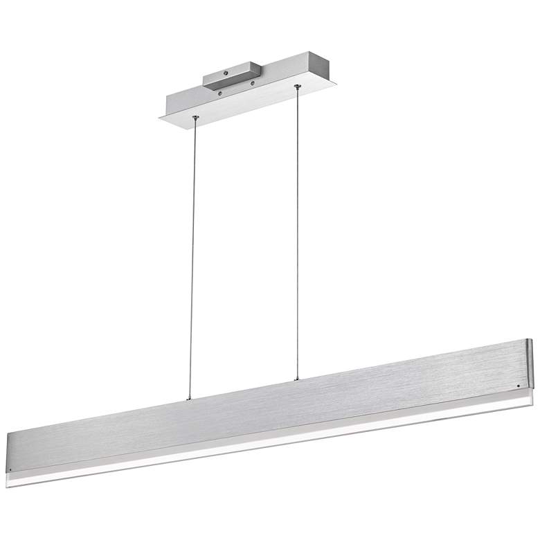 Image 3 Cutlas 47 3/4"W Aluminum LED Kitchen Island Light Pendant more views