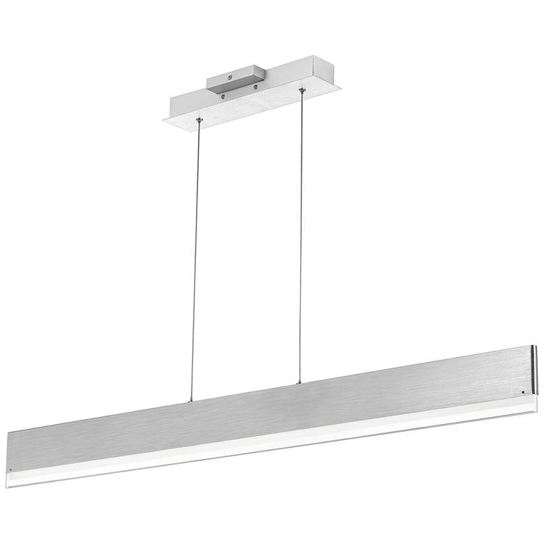 Image 5 Cutlas 47 3/4"W Aluminum LED Kitchen Island Light Pendant more views
