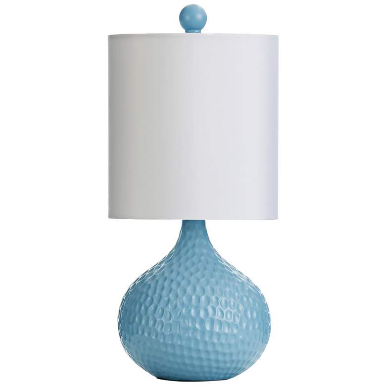 Image 2 Cutler 16 1/2 inch High Blue Ceramic Accent Table Lamp