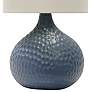 Cutler 16 1/2" High Blue Ceramic Accent Table Lamp