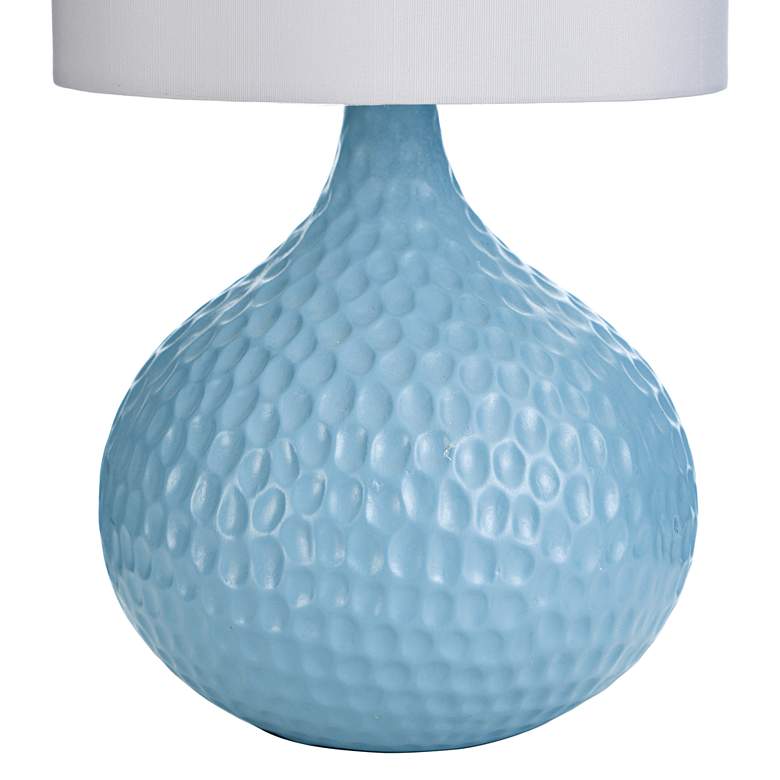 Image 5 Cutler 16 1/2" High Blue Ceramic Accent Table Lamp more views