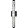 Cutler 24"W Oil-Rubbed Bronze and Rock Glass LED Bath Light