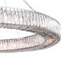 Cuvette 63" Wide Chrome and Crystal Pendant Light
