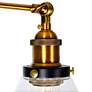3_CWI Lighting Eustis 24" Black and Gold Brass 3-Light Vanity Bath Light more views