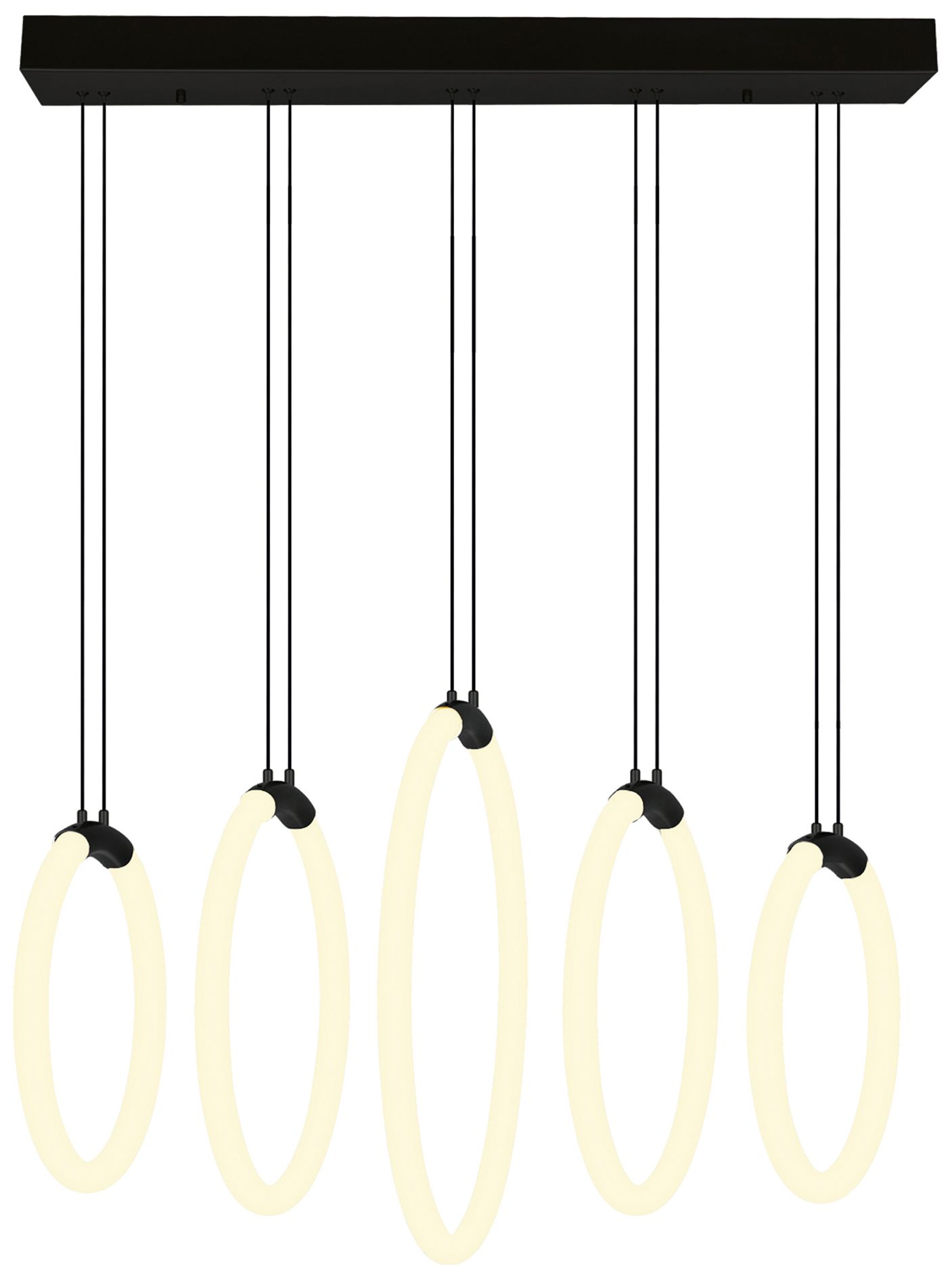 CWI Lighting Hoops Black Collection