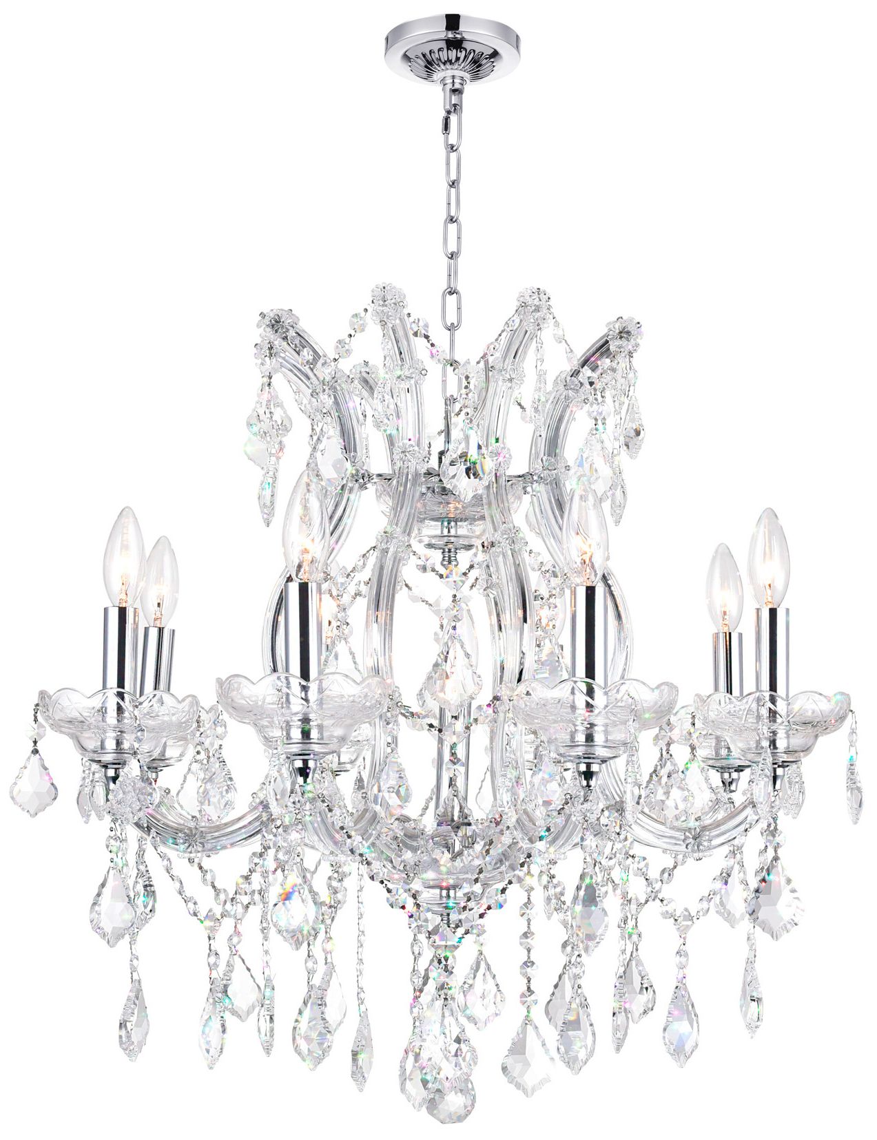 CWI Lighting Maria Theresa Silver Collection