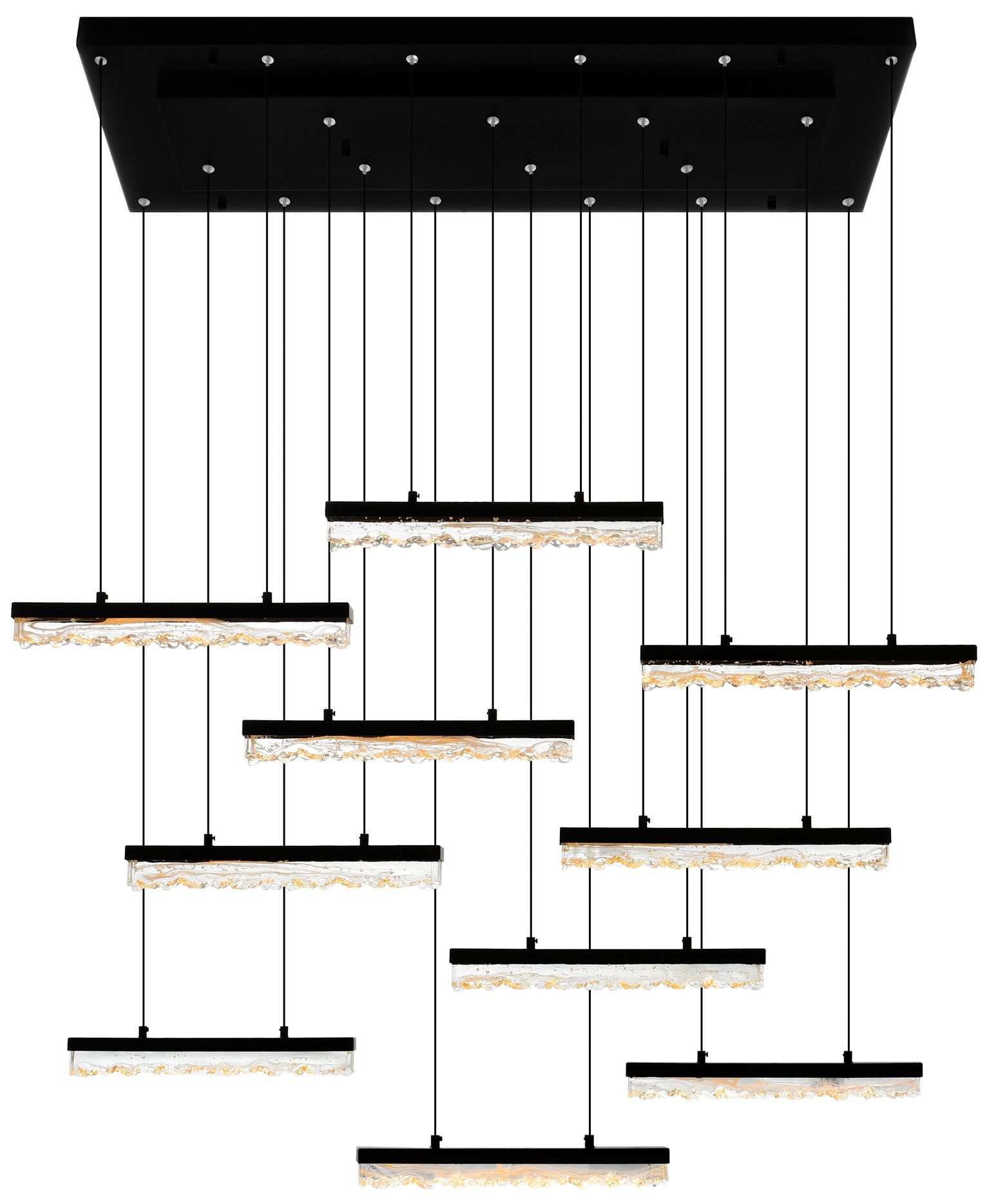 CWI Lighting Stagger Black Collection